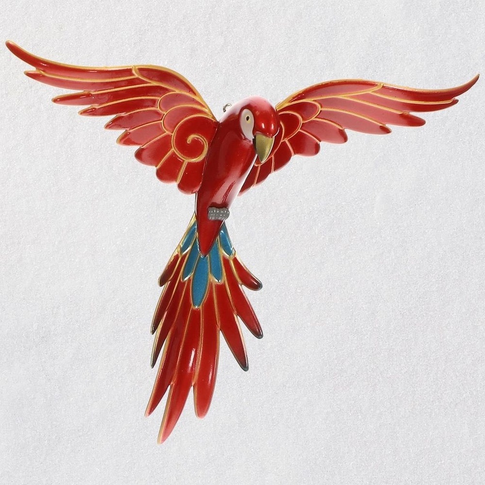 Hallmark 2018 Pretty Parrot Exclusive Beauty of Birds Edythe Kegrize Christmas